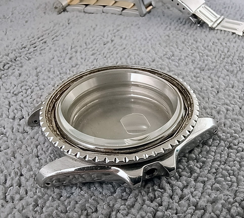 ORIGINAL BULOVA 1D16M STAINLESS STEEL CASE SIZE 39 MM SWISS MADE AS-IS FOR PARTS