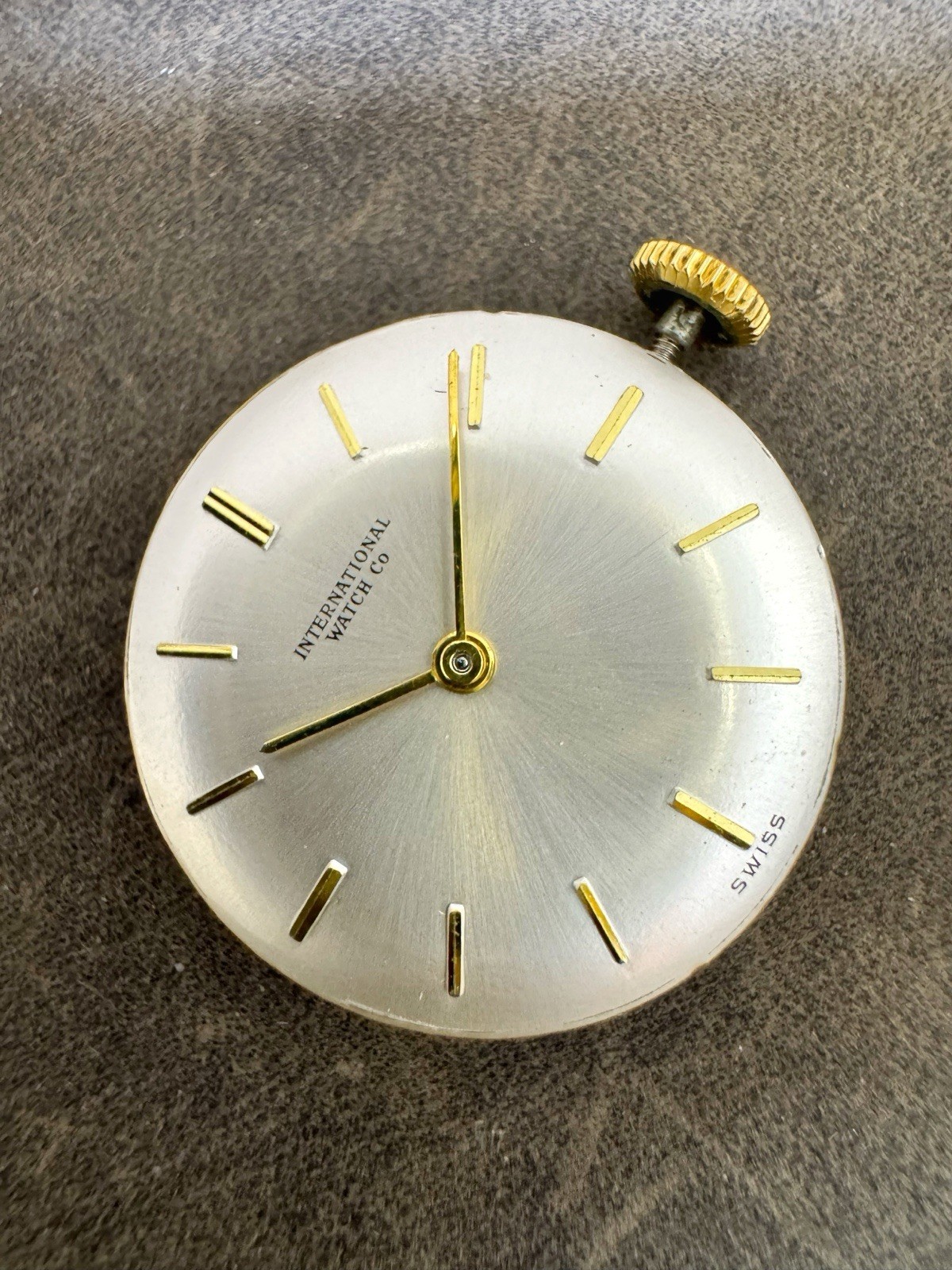 Vintage IWC International Watch Company Cal C.41 Wrist Watch Movement Parts
