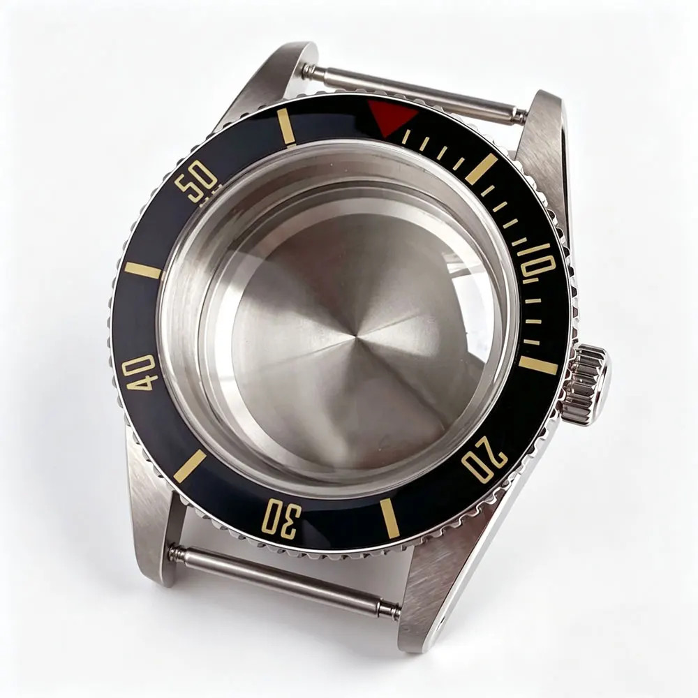 Tandorio 20ATM 38mm Mod NH34 NH35 Steel Diver Men Watch Case For NH35 NH36