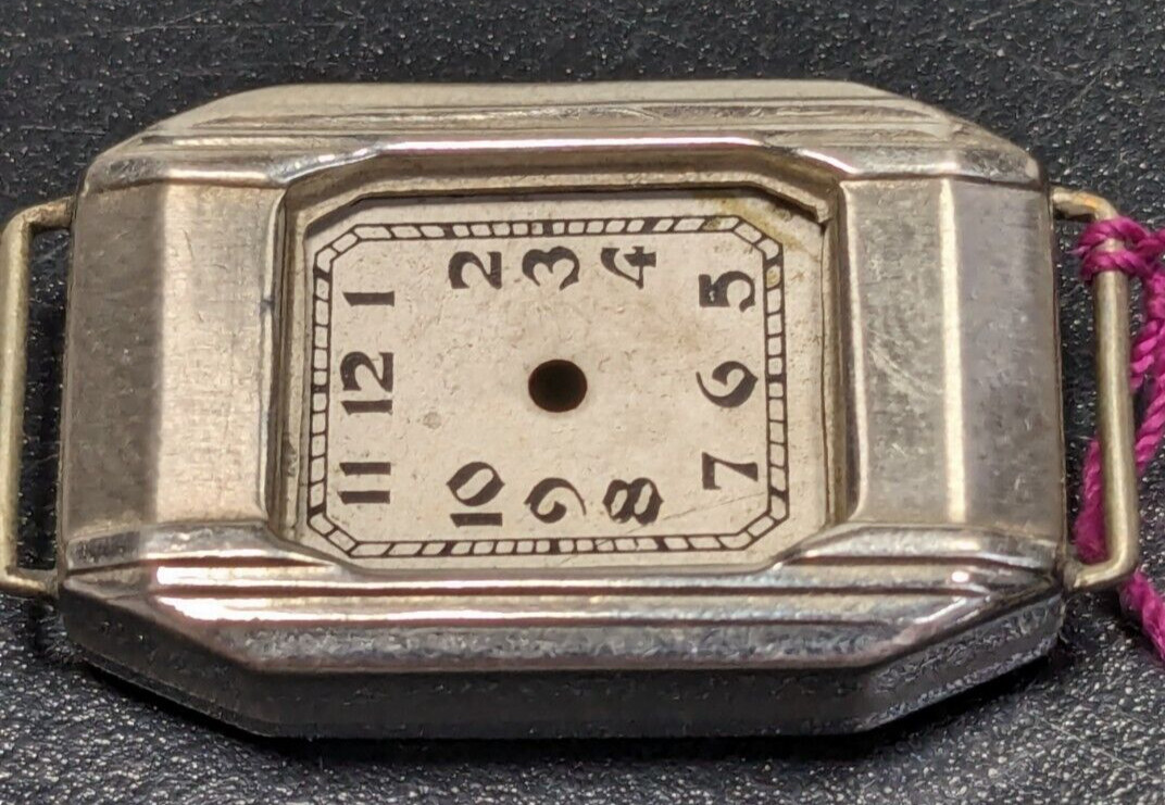 Vintage Art Nouveau Deco – Master Watch W.C. Co. Case Back Bezel and Face/Dial