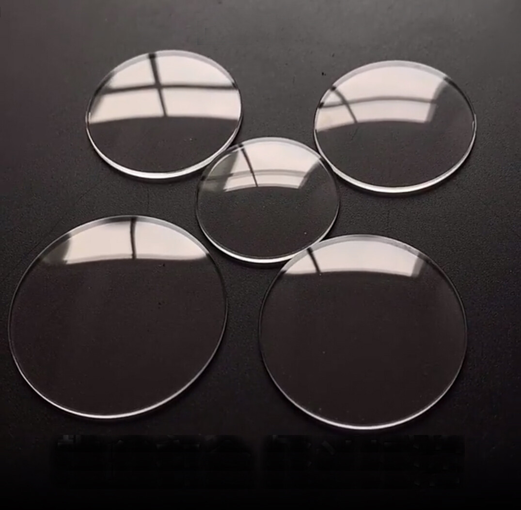 1.0mm/1.2mm/1.5mm Thick 18-44mm Double Dome Sapphire Watch Crystal Watch Glass