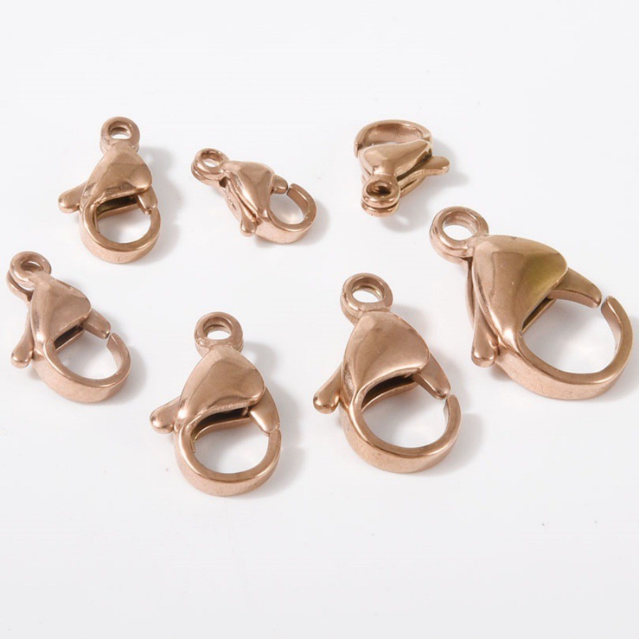 Stainless steel lobster buckle DIY jewelry bracelet necklace connecting 20PCS