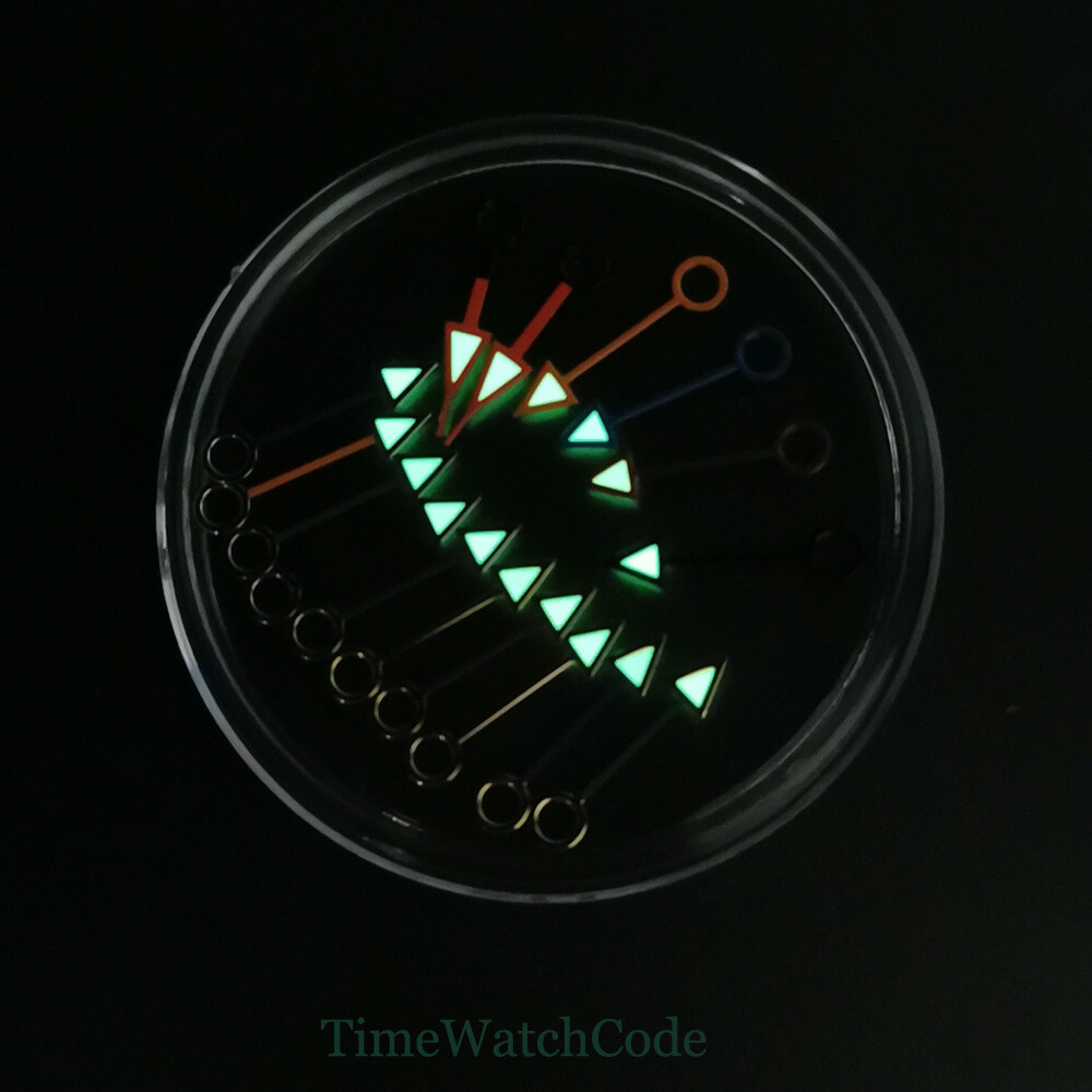 GMT Watch Hands Fit for NH34 ETA2836 DG Mingzhu 3804 Movement 2.0mm/2.2mm Hole