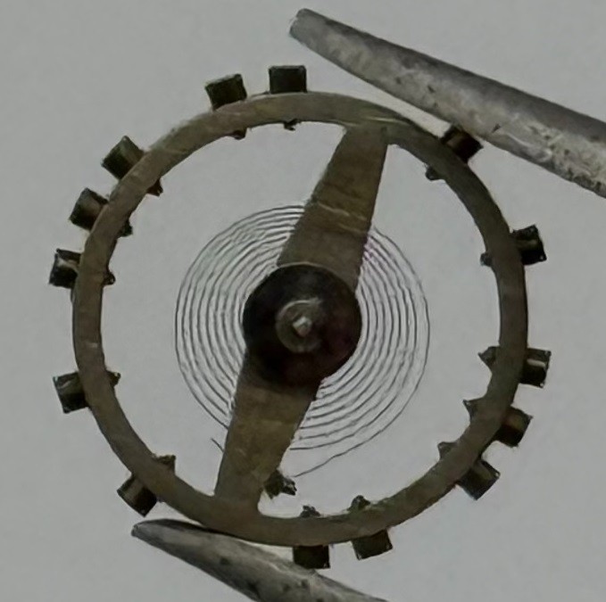Felsa 4062 Balance Wheel Complete And Spring 1245 M Watch Movement Parts NOS