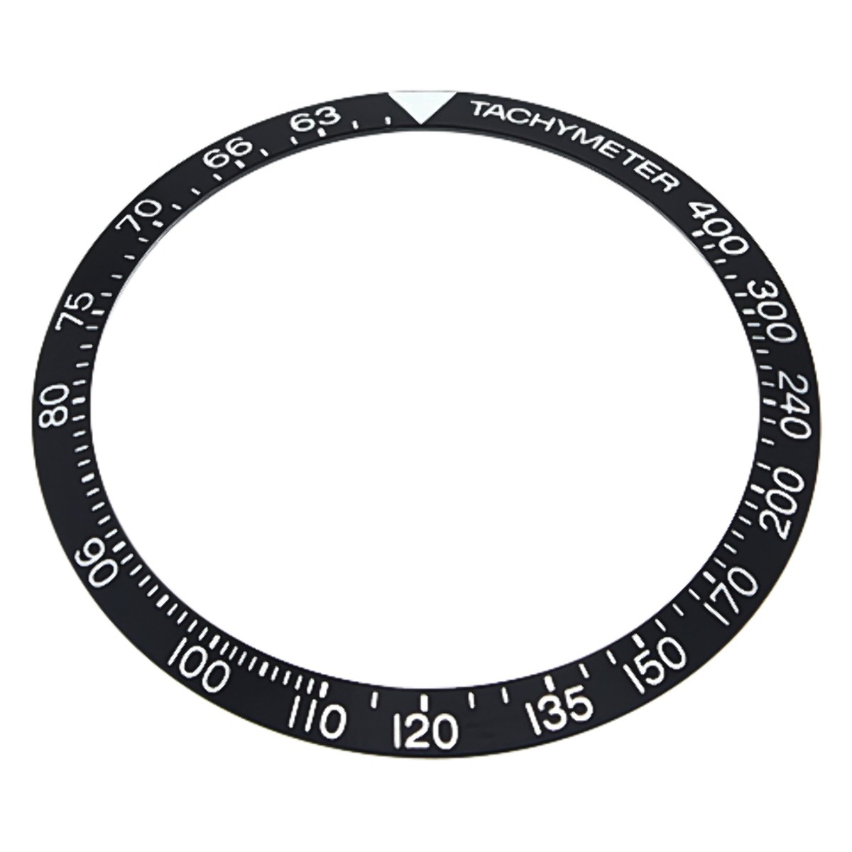 BEZEL INSERT FOR OMEGA SPEEMASTER 1164 TACHYMETRE 3210.50 WATCH 37.2MM BLACK