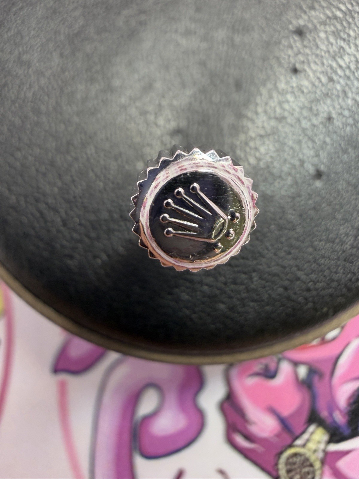 Rolex Crown + Steel Crown Tube Datejust 36mm 16200 16234 16220 Ecc Gen 3135