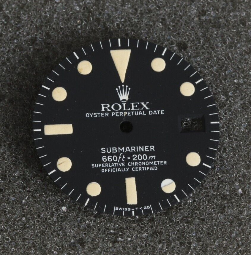 Beautiful FACTORY ROLEX SUBMARINER 1680 DIAL 26.53mm item# e10488