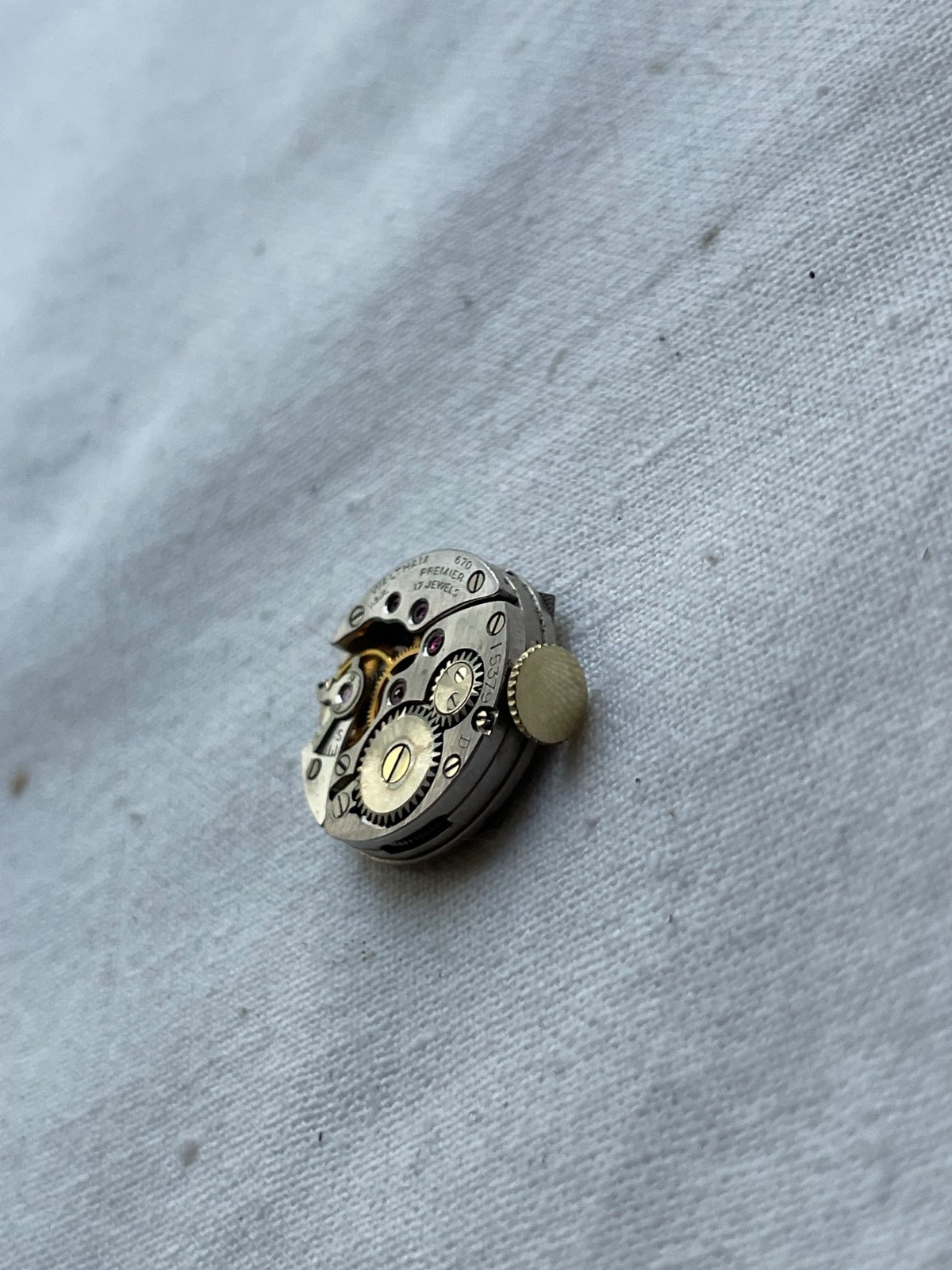 Waltham Premier 670 – movement for ladies watch RUNS, lot 1606
