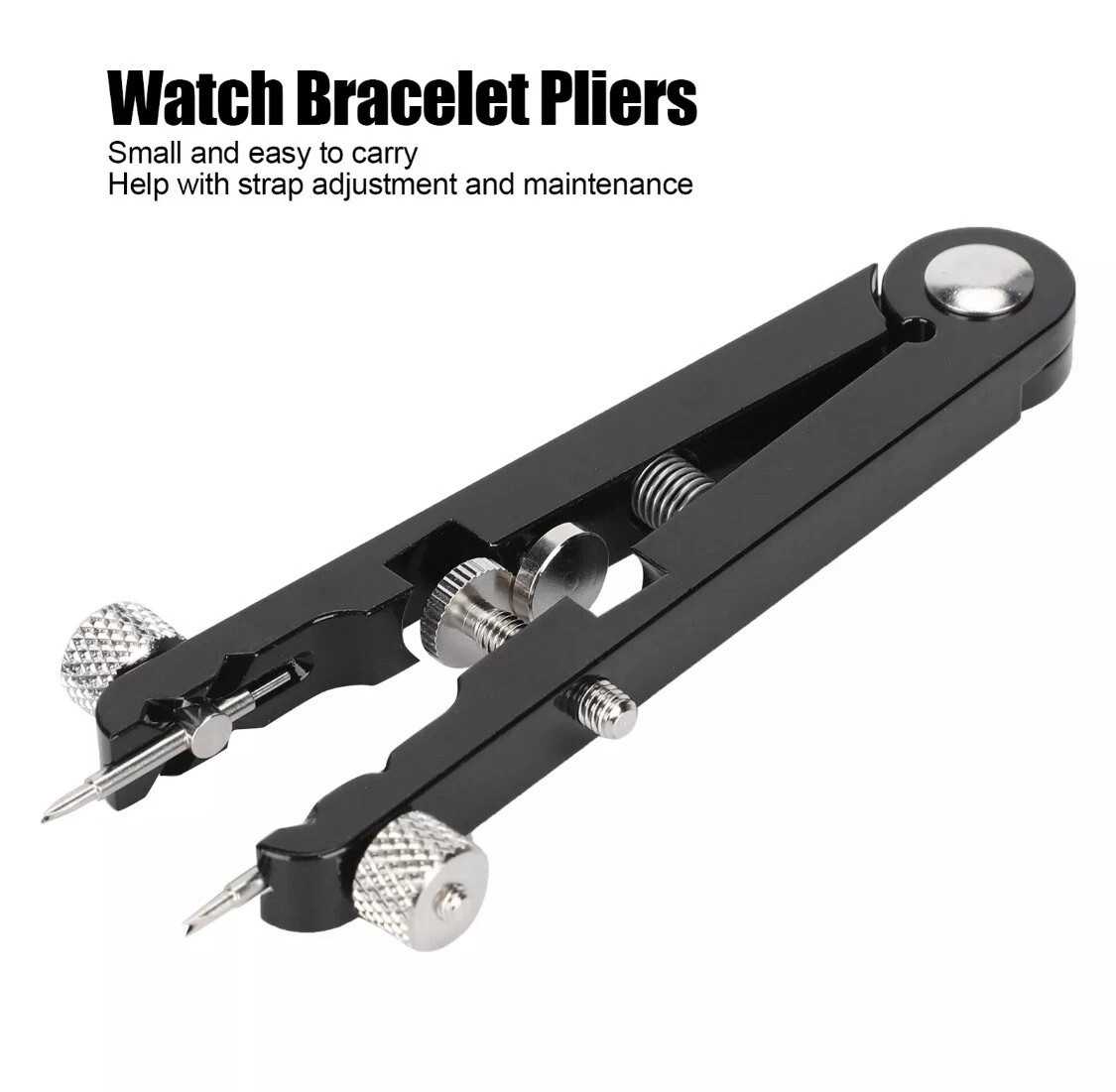 Watch Bracelet Spring Bar Removal Tool Black Fits Rolex Omega Tudor