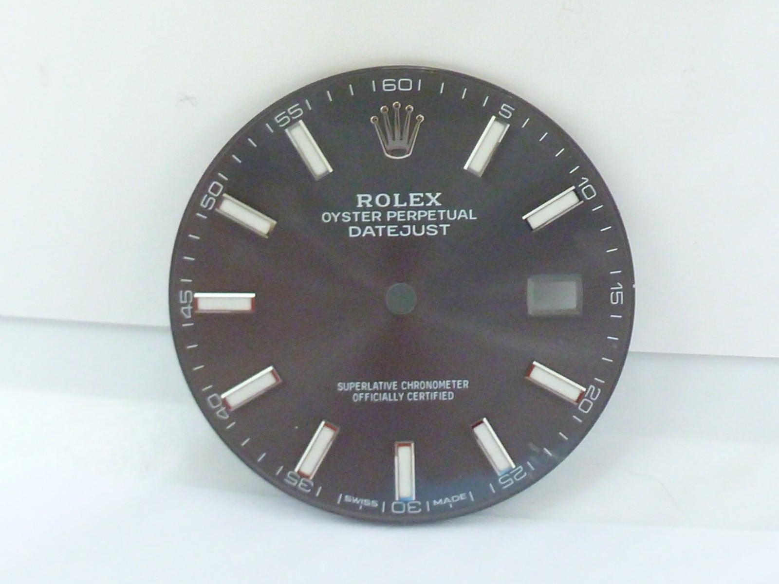 Original Rolex Datejust 126334 126300 Grey Rhodium Stick Dial 40mm New