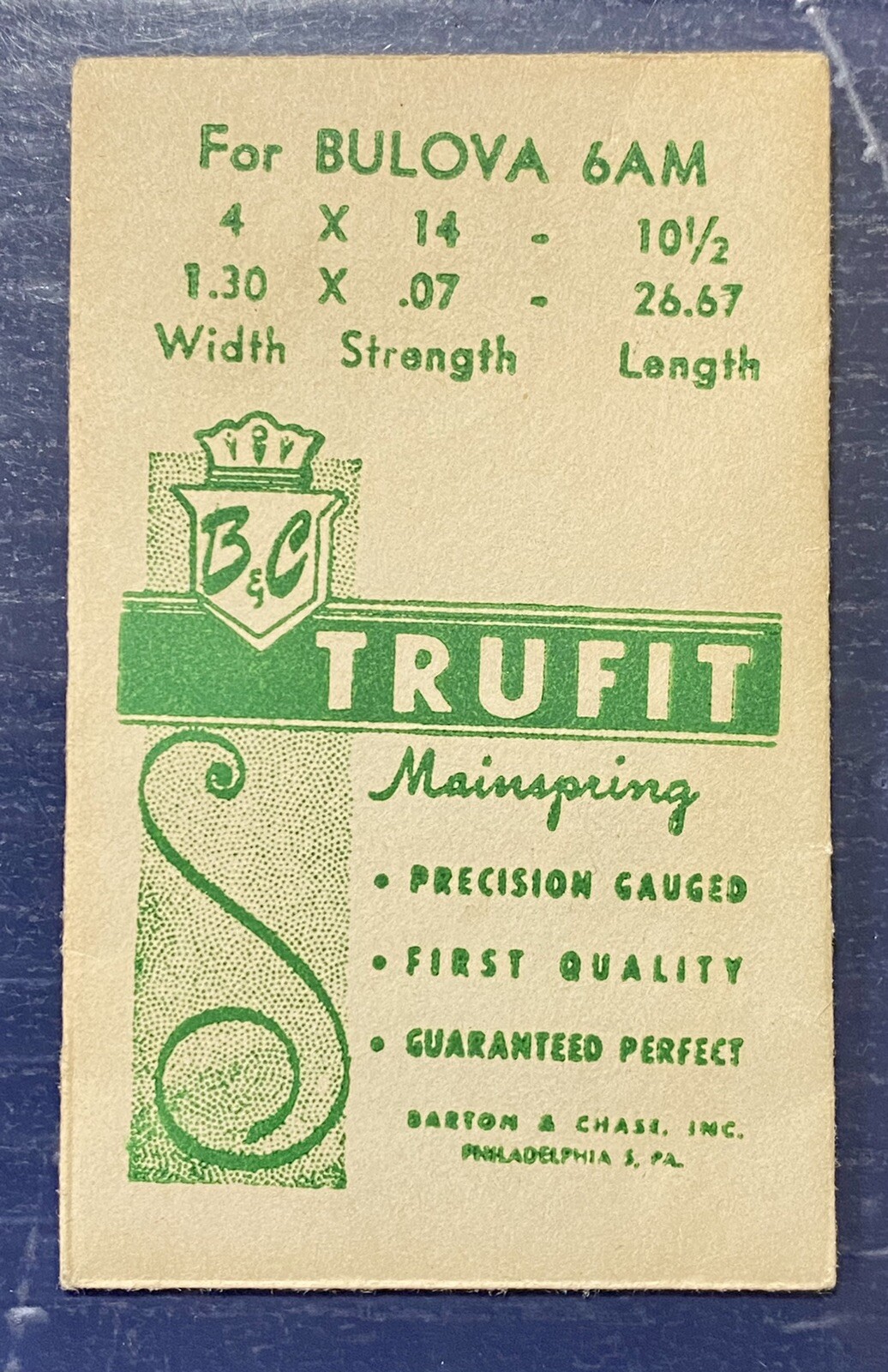 B&C TRUFIT for Bulova 6AM, 6AZ, 6AH, 6AK & 6WM and other movements