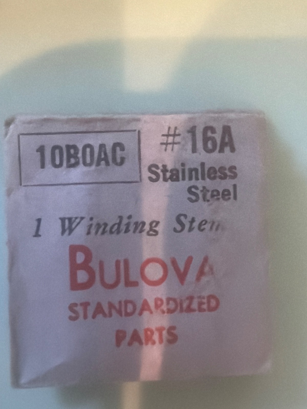 Bulova #16A #16B #16C # 16W – Winding Stem Various Calibers Factory Sealed – NOS