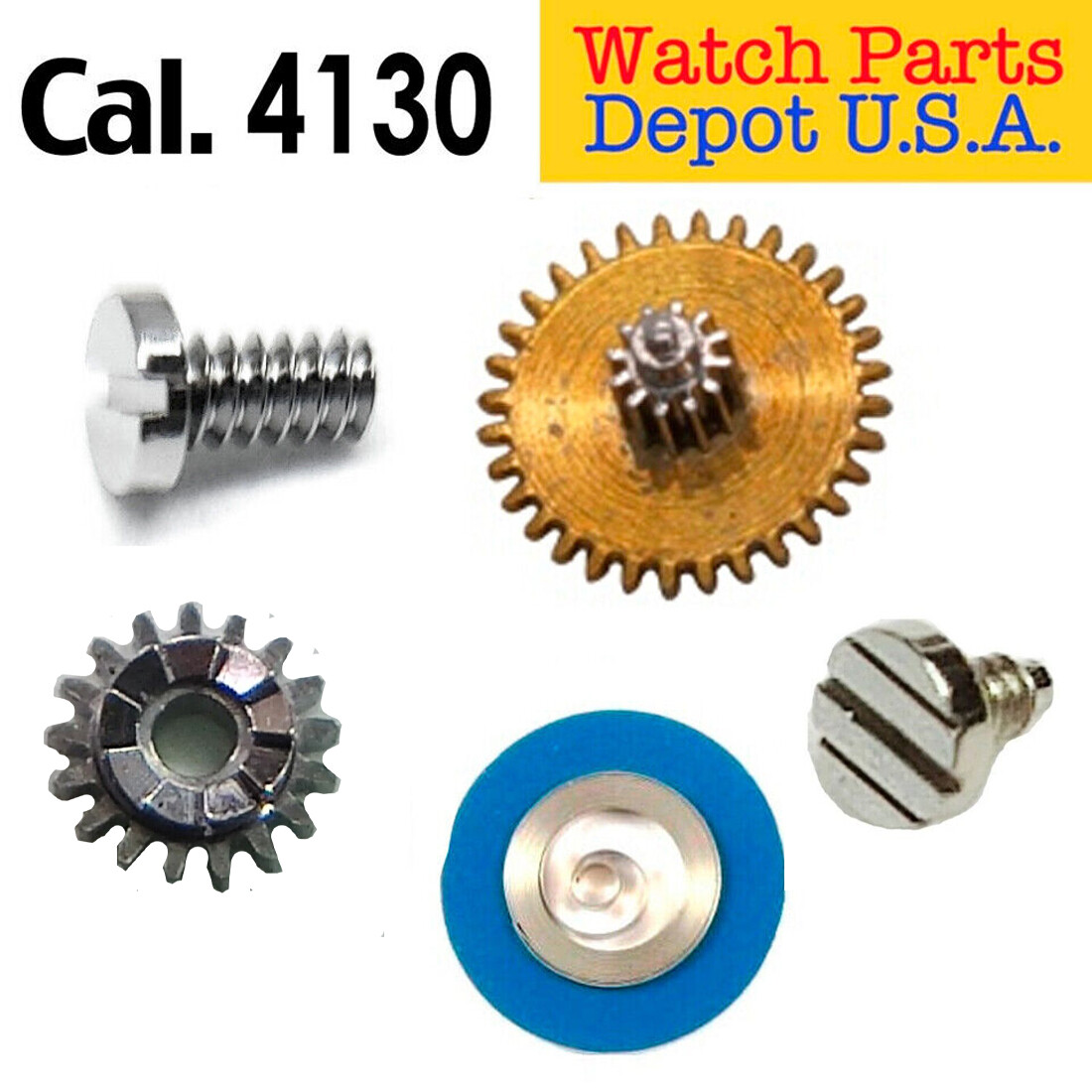 Rolex Caliber 4130 Superior Swiss Quality Replacement Parts for Watch Repairs