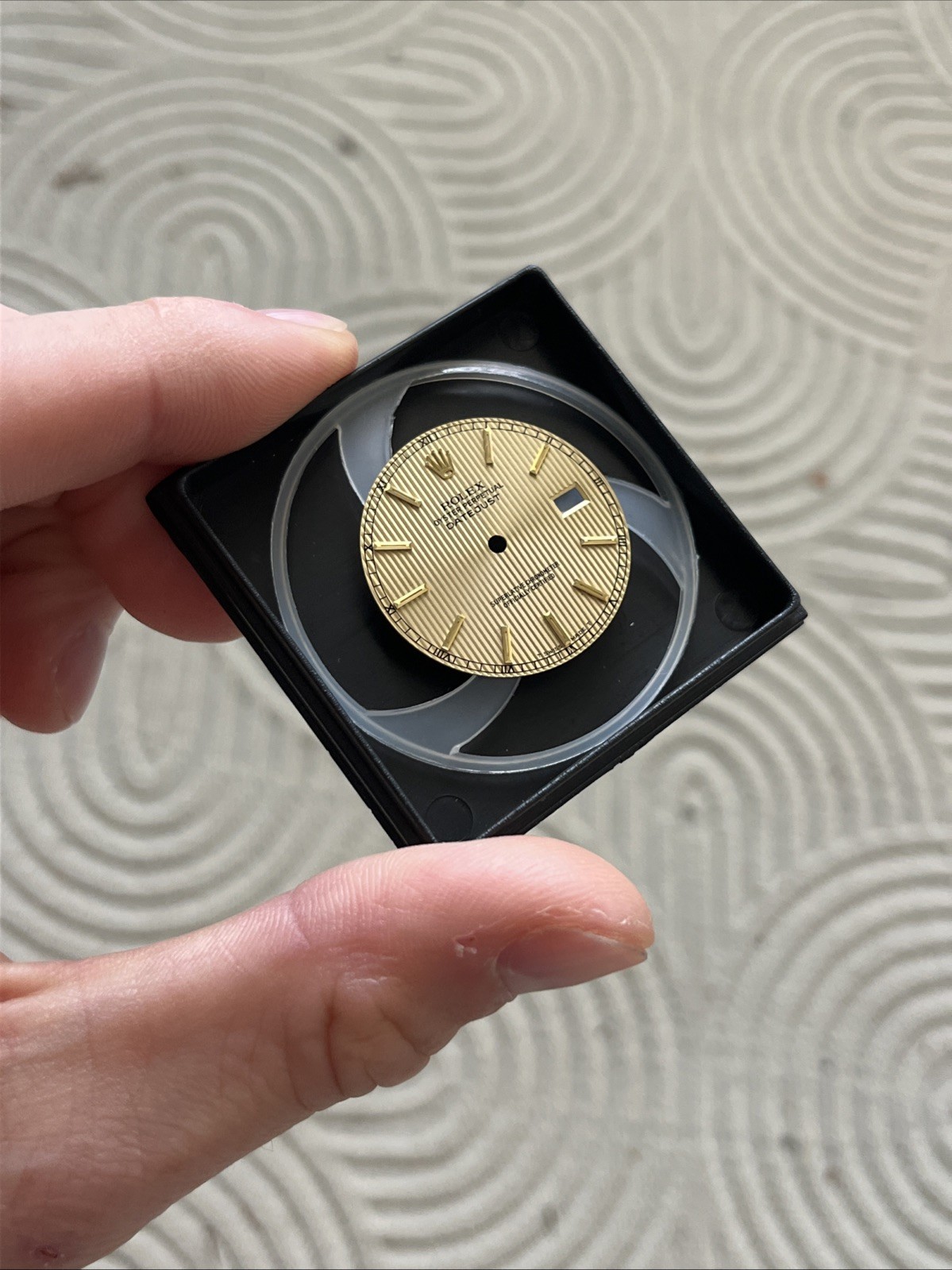 Genuine Rolex Datejust 16013 16233 Champange Tapestry Dial (006)