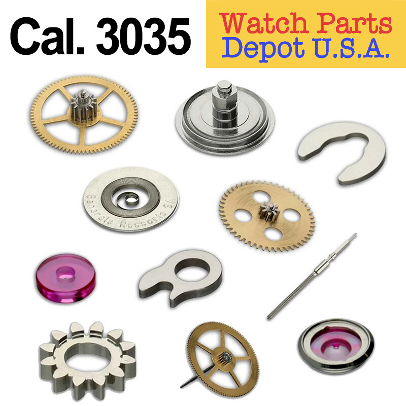 Rolex Caliber 3035 Superior Swiss Quality Replacement Parts for Watch Repairs