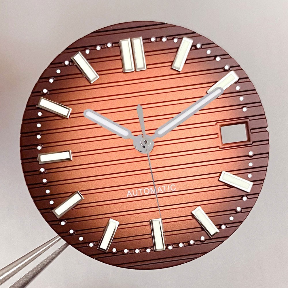 NH35A 40mm Square Watch Case Sapphire Crystal for NH36 NH38 NH70 Waterproof