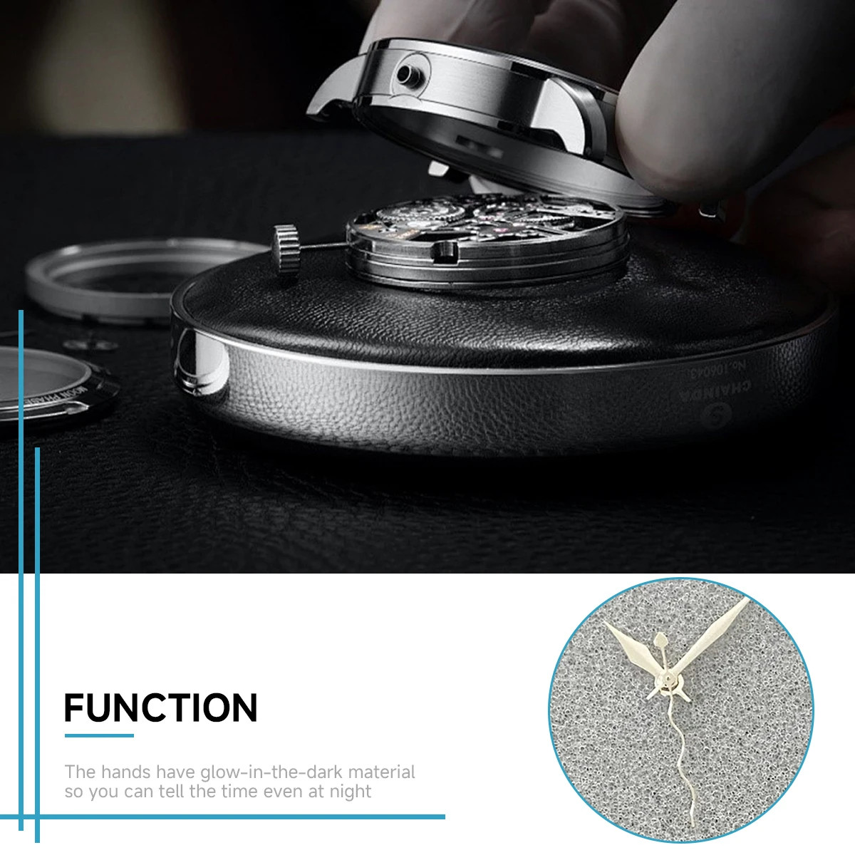 No Luminous Watch Hand Curled Corrugated Gold Rose Silver For NH35 NH36 Movement
