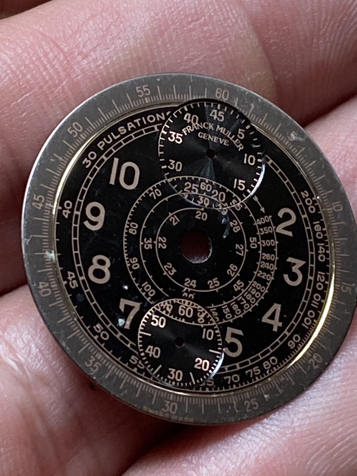 FRANCK MULLER CHRONOGRAPH DIAL