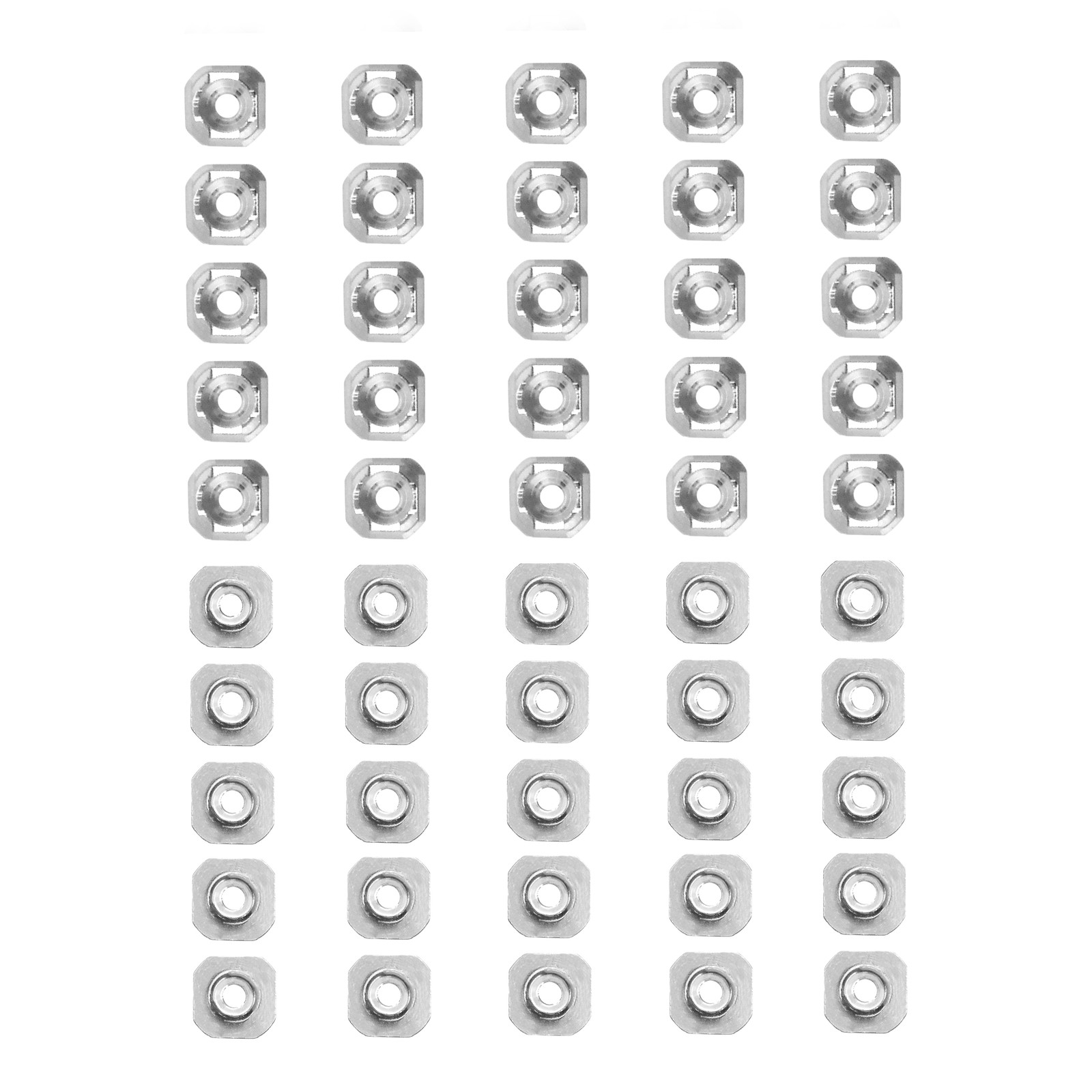 50 PCS WATCH DIALS DIAMOND SETTING FOR ROLEX MENS WATCH FACE SILVER