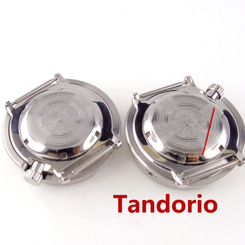 46.5mm Sapphire Glass 30ATM Watch Case Fit NH34 NH35A NH36A Undirectional Bezel