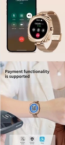 Smart Watch Stainless Steel Luxury Watch Bluetooth Call IP67 Fashion Bracelet A