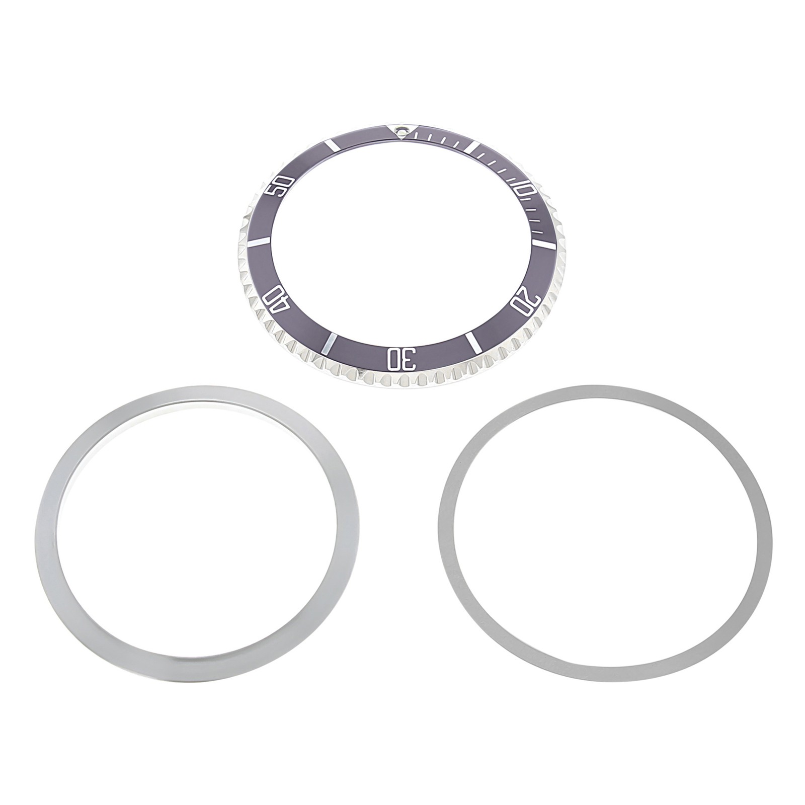 BEZEL & INSERT FOR ROLEX SUBMARINER VINTAGE 5508 5512 5513 5517 1680 WATCH GREY