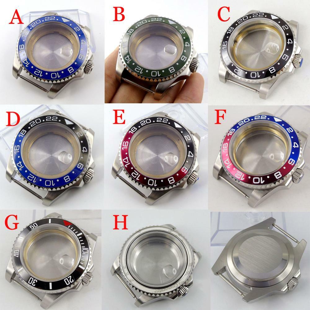 40mm Watch Case Fit NH35A ETA2824 2836 Miyota8215 DG2813 PT5000 Sapphire Glass