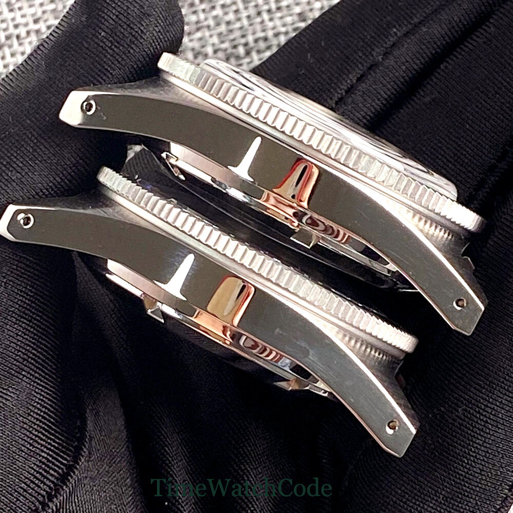 41mm 300m Diving Watch Case Fit NH35A ETA2824 PT5000 Flat/Domed Sapphire Crystal