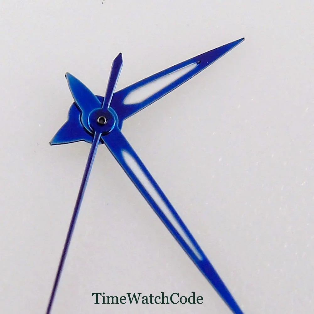 Watch Hands Blue Luminous For ETA 2824 2836 PT5000 NH35A NH36A 7s26 4r35 Miyta