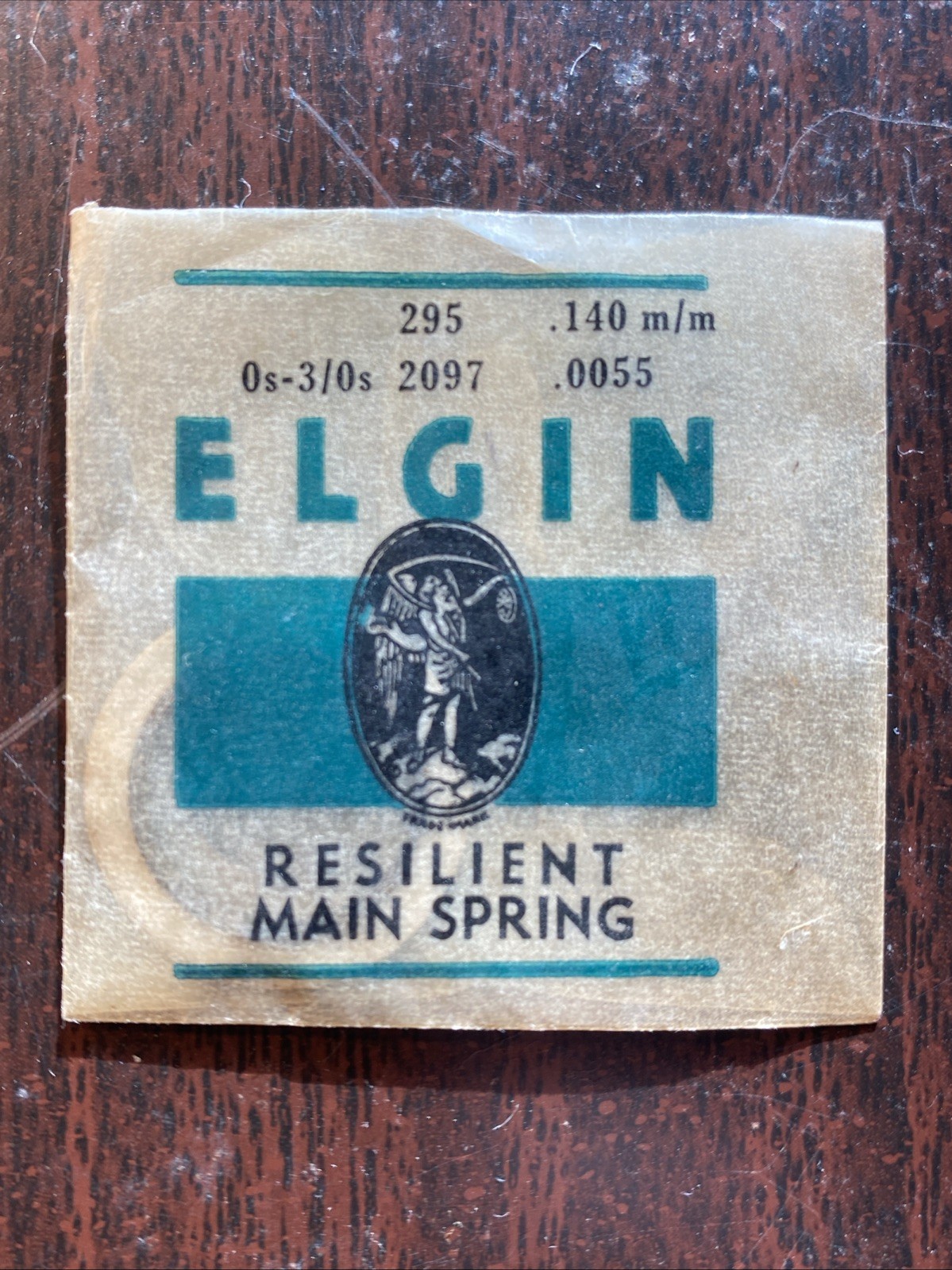 Elgin Mainspring 0s-3/0s New Old Stock