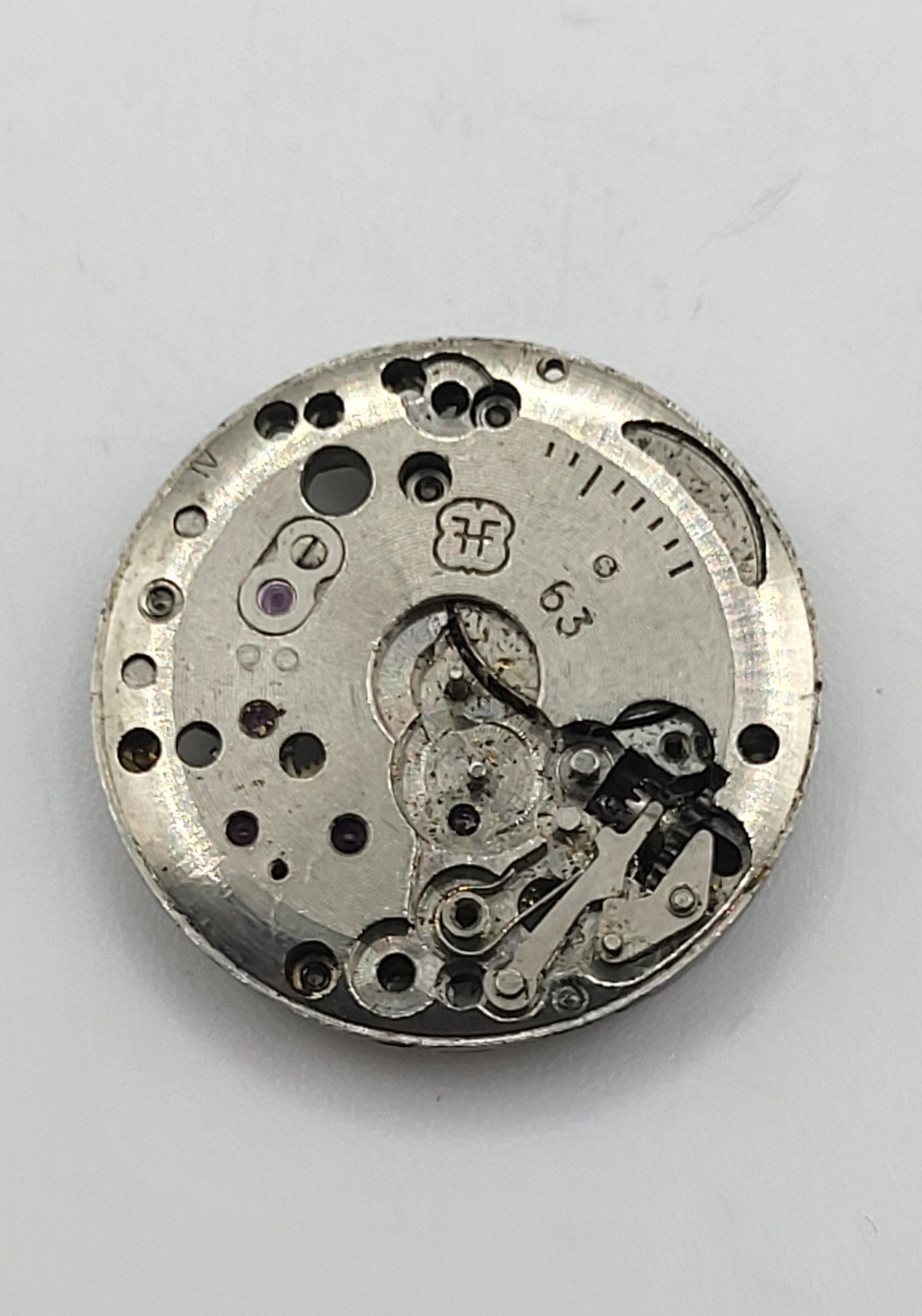 FHF 63 Winegartens Manual Watch Movement Stima-Nivada Swiss 17J 826536 Untested