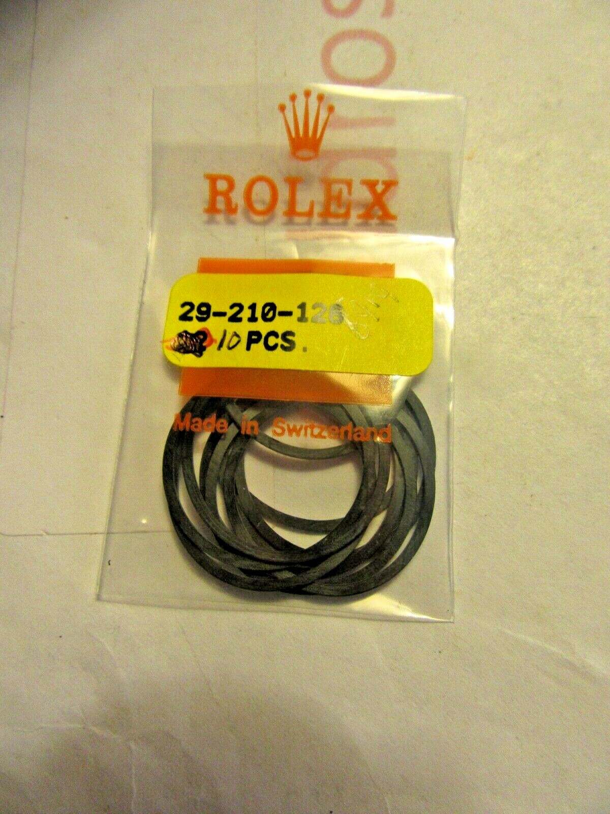 ROLEX 6919. PART # 29-210-126. CASE BACK GASKET. PER ONE GASKET. SKU # RLX 7-16