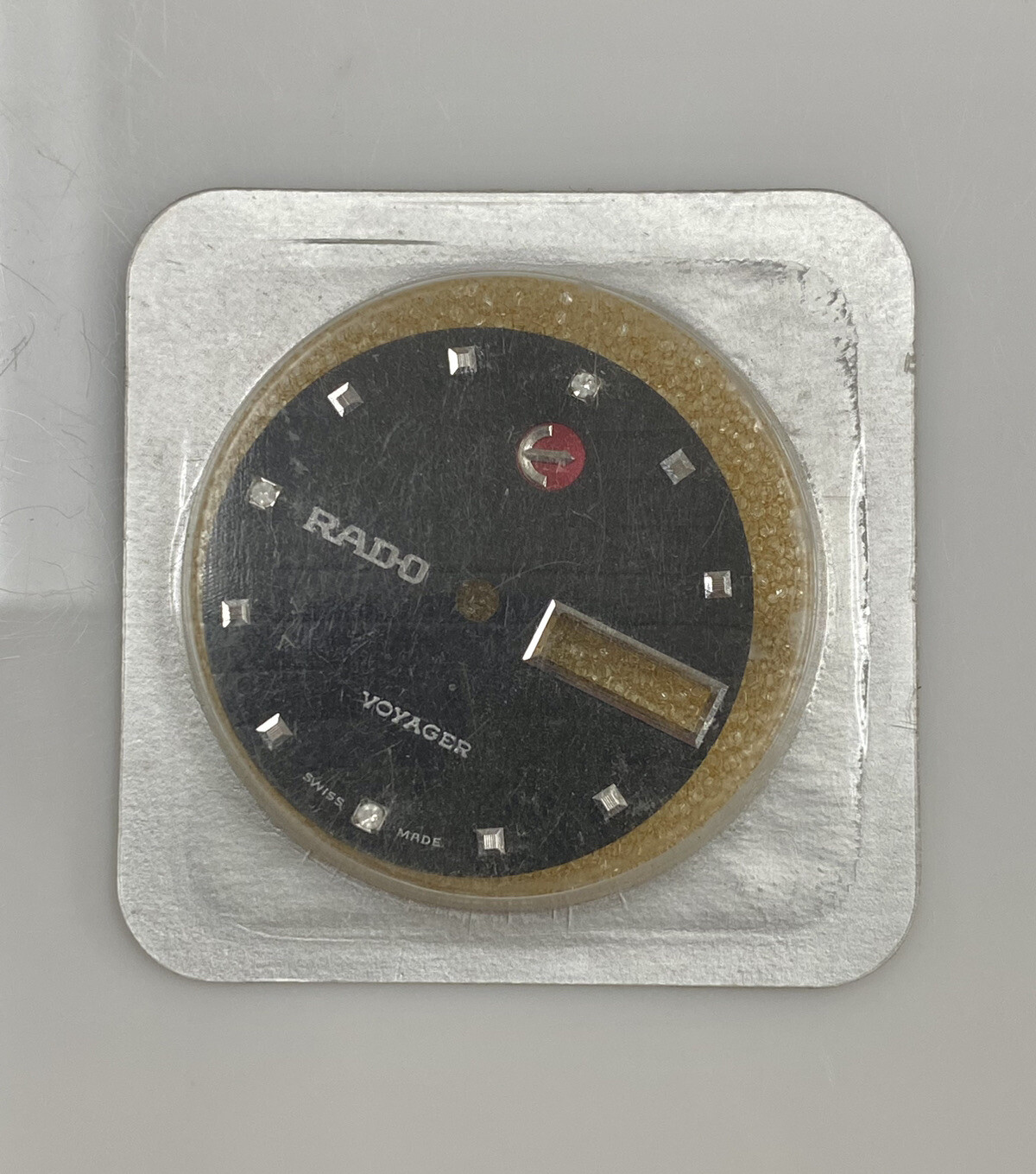 Genuine Vintage Rado Voyager Automatic 636.3269.4.161 Black 25.5mm Dial