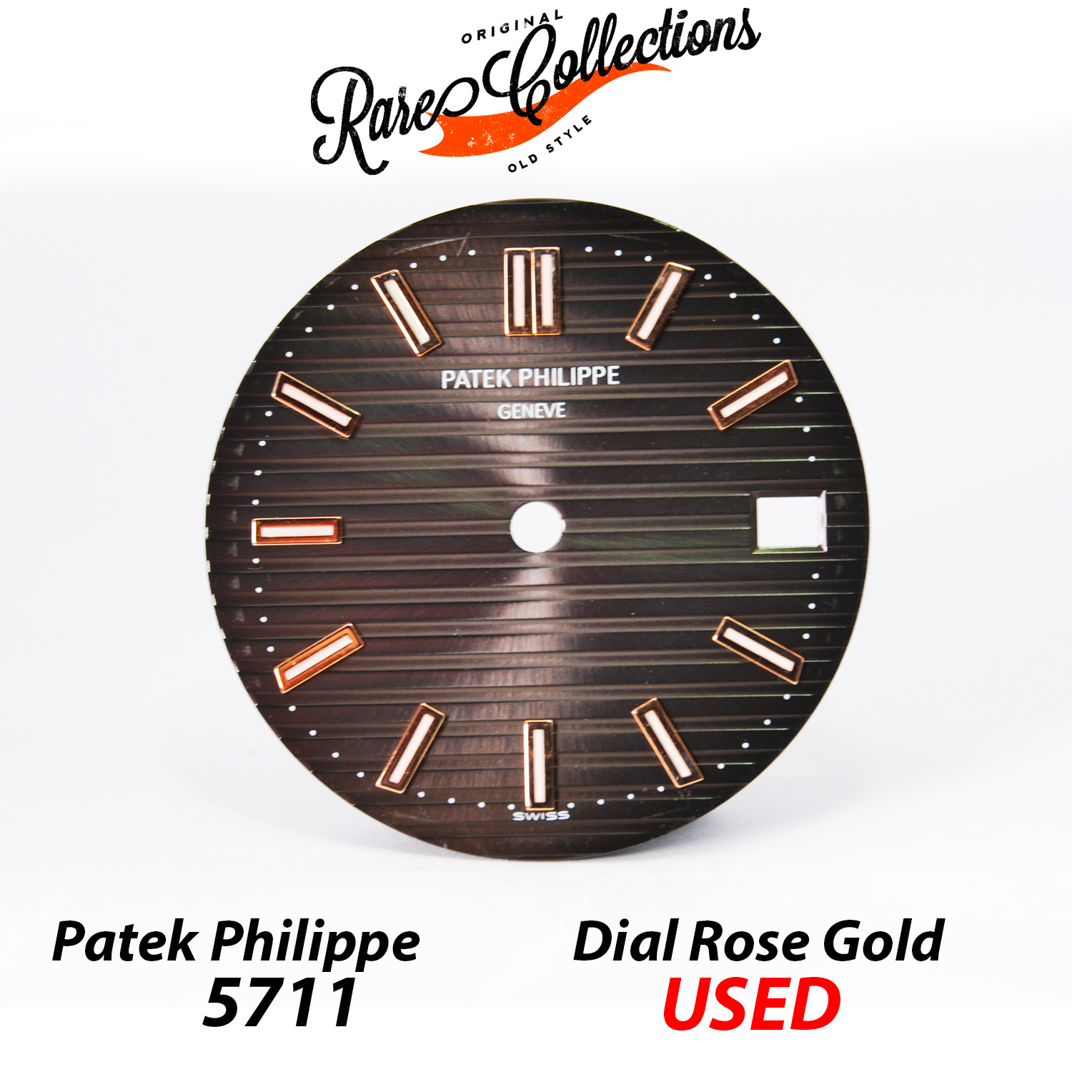 Patek Philippe Dial 5711 Patek Used Brown, Pink Gold Patek 5711 Nautilus Dial