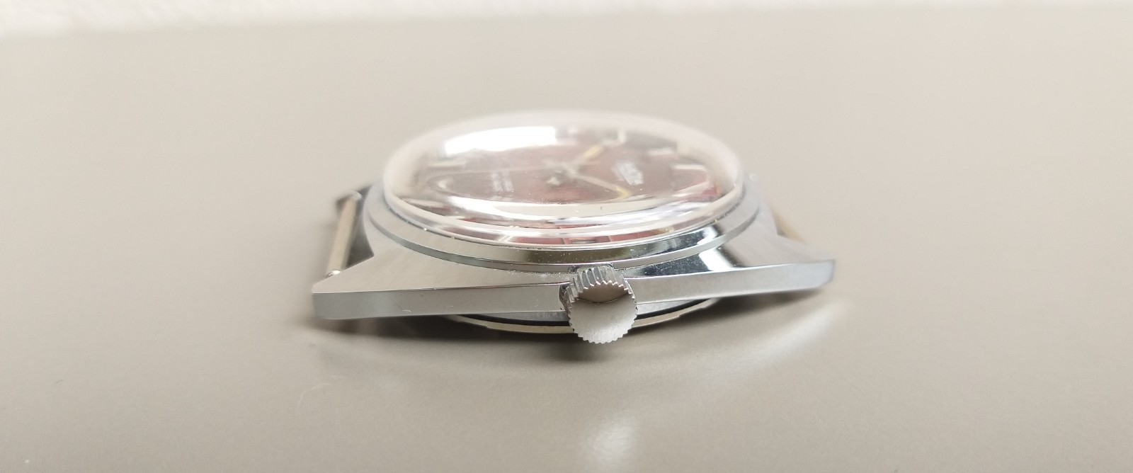 Fontainemelon FHF 974 Swiss Case and Texture Dial 1970’s 35mm NOS Part