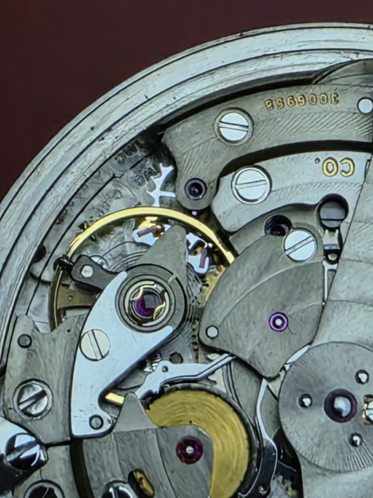 IWC caliber 89360 automatic chronograph movement, Dial And Hands Ingenieur Model