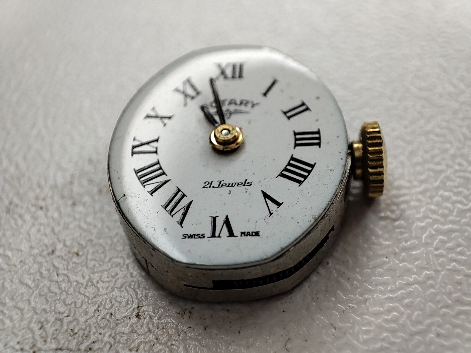 Rotary 21 jewels – Watch movement AS 1777 – 15.8mm – for parts and spares