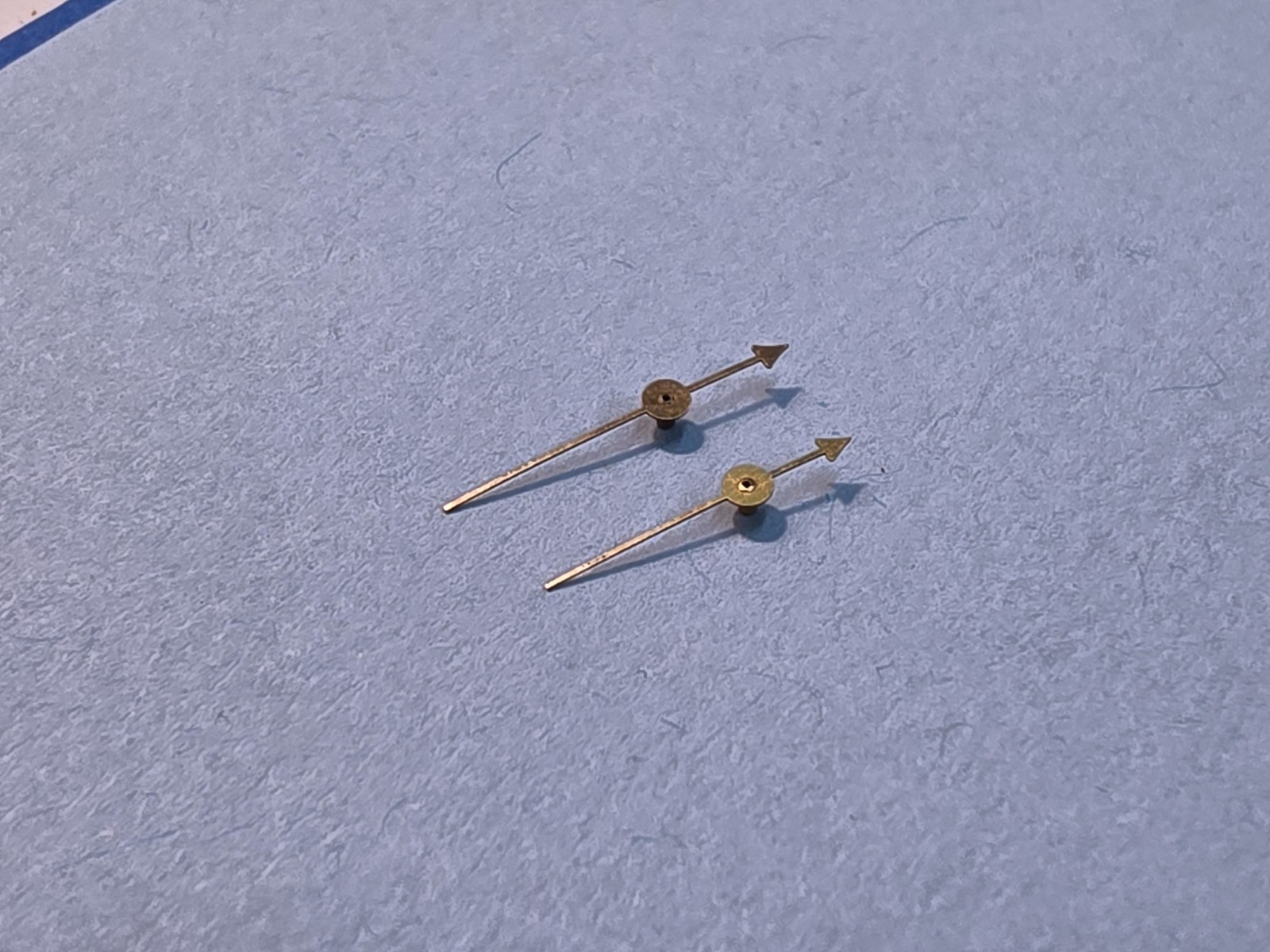 Lot Of 2 Vintage NOS Gilt Arrow End Second Hands Parts Spares Repairs