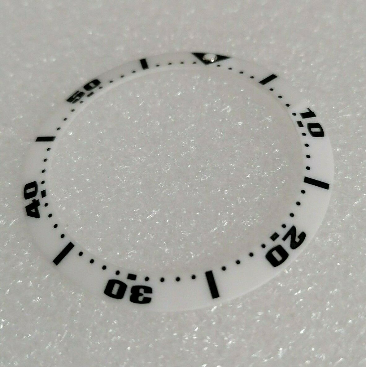 ⚪ 38mm WHITE SUMO STYLE BEZEL INSERT FOR SEIKO SKX007 VINTAGE 7002 MODS (SLOPED)