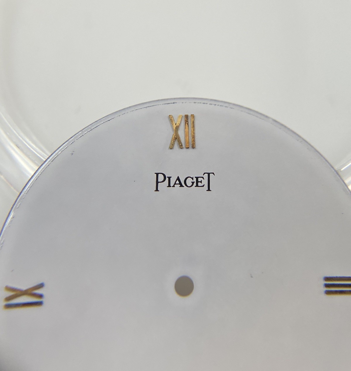 Original Piaget 8065 Cal. 857P White/Gold Roman Numeral 27mm Dial