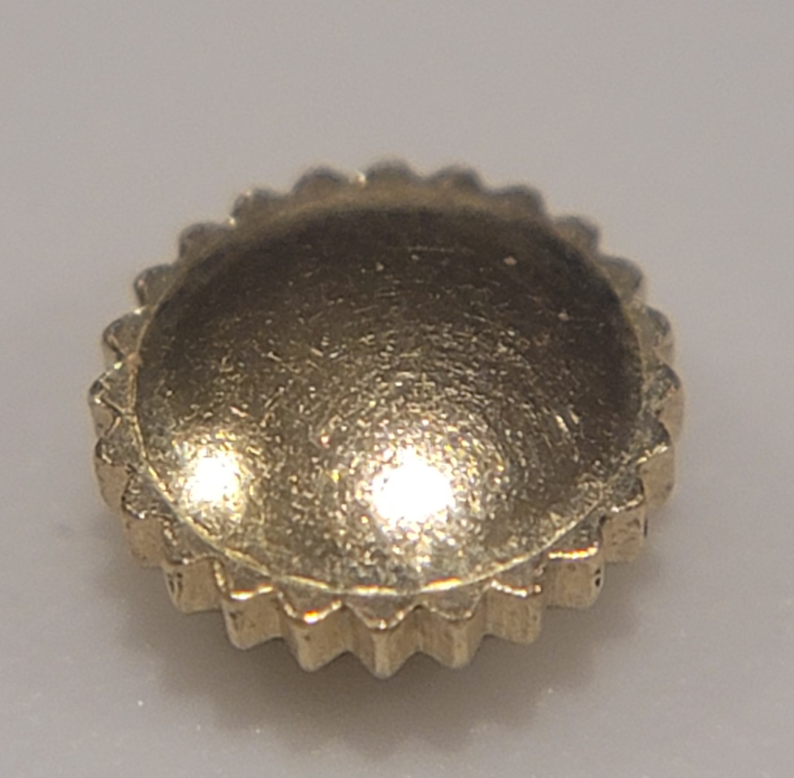 SB4-b7: 1/10 14k Wadsworth 12s 16s Pocket Watch Crown ~7.2mm -Tube 3.75mm -Tap 2