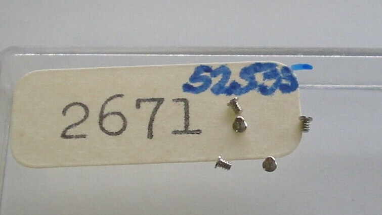 ETA 2671, 2641, 2651, 2661, 2678, 20 screws of your choice. #5105, #5101, more