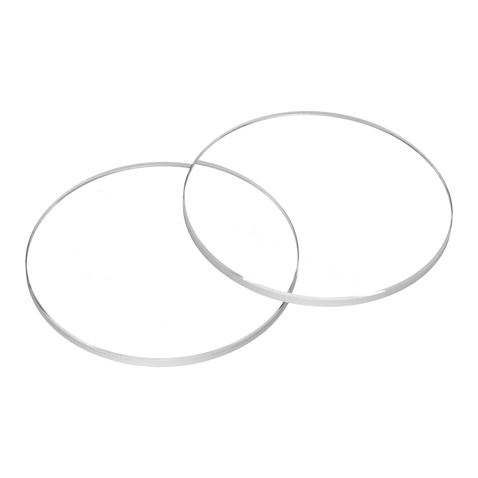 2pcs Watch Crystal Glass Lens 25.5mm x 1.0mm Beveled Edge Flat Glass Crystals