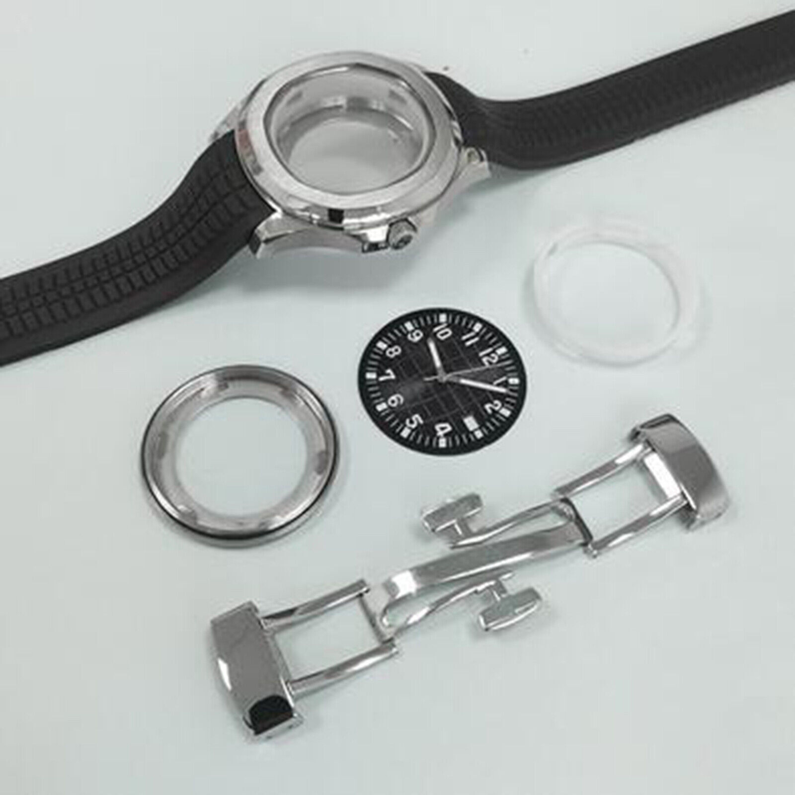 Watch Case Dial Hands Strap Accessories for NH35/36/4R/7S Movement