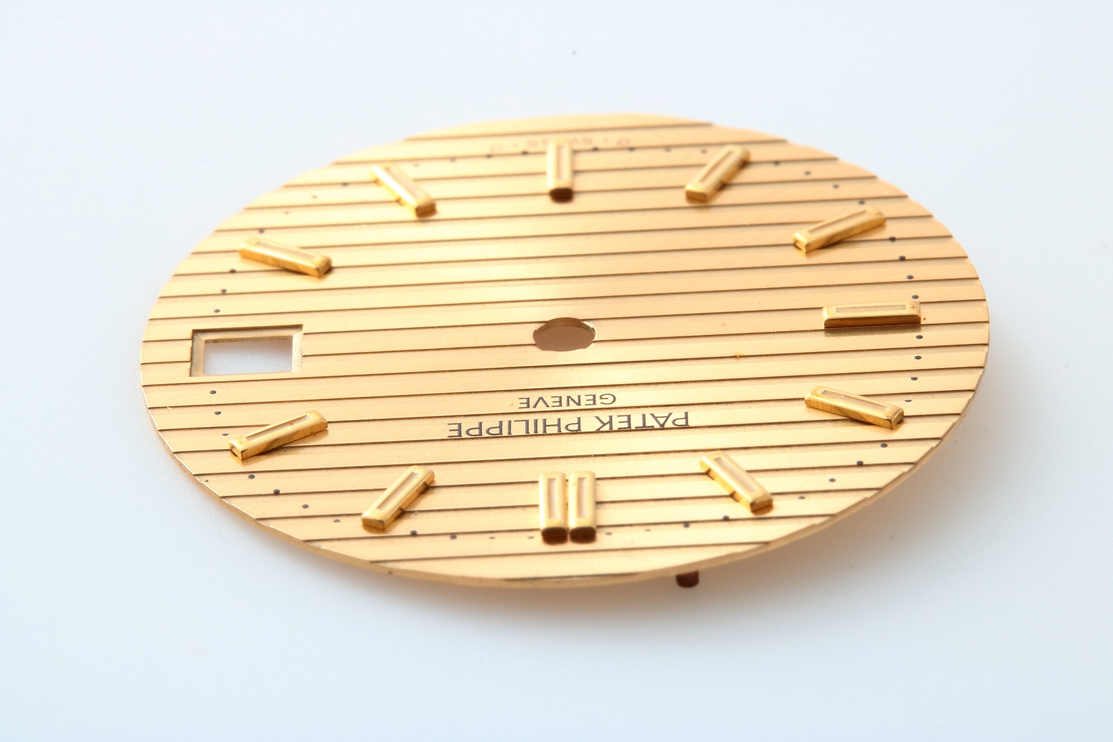 RARE OEM Patek Philippe Nautilus Date Dial Sigma Champagne Gold Watch ORIGINAL