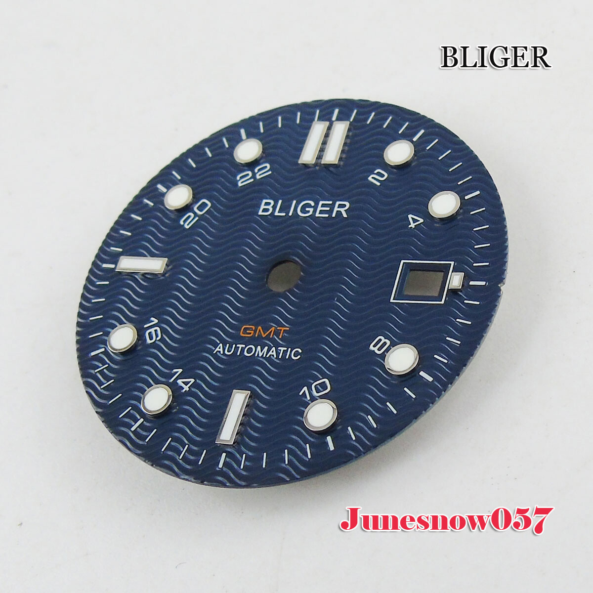 Bliger 31mm Men White/Blue/Black Watch Dial Fit NH34A MINGZHU 3804 GMT Movement
