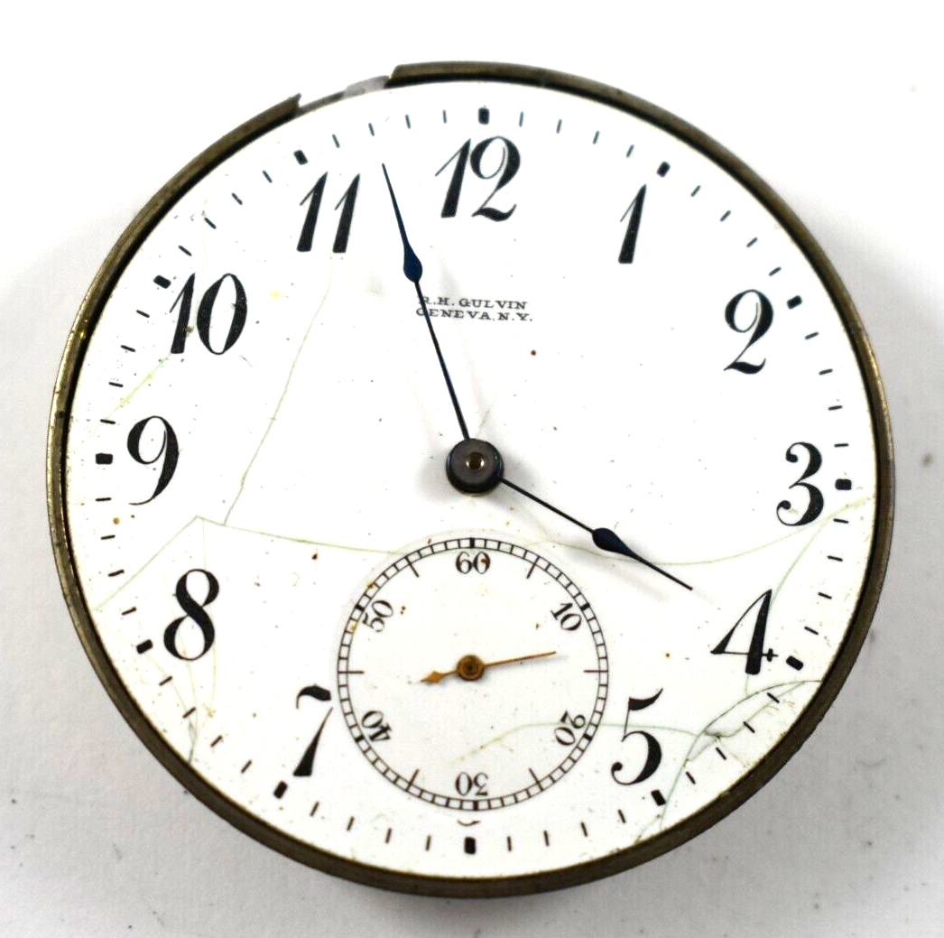 Vintage Unbranded Swiss Made 12s OF Pocket Watch Movement lot.ef