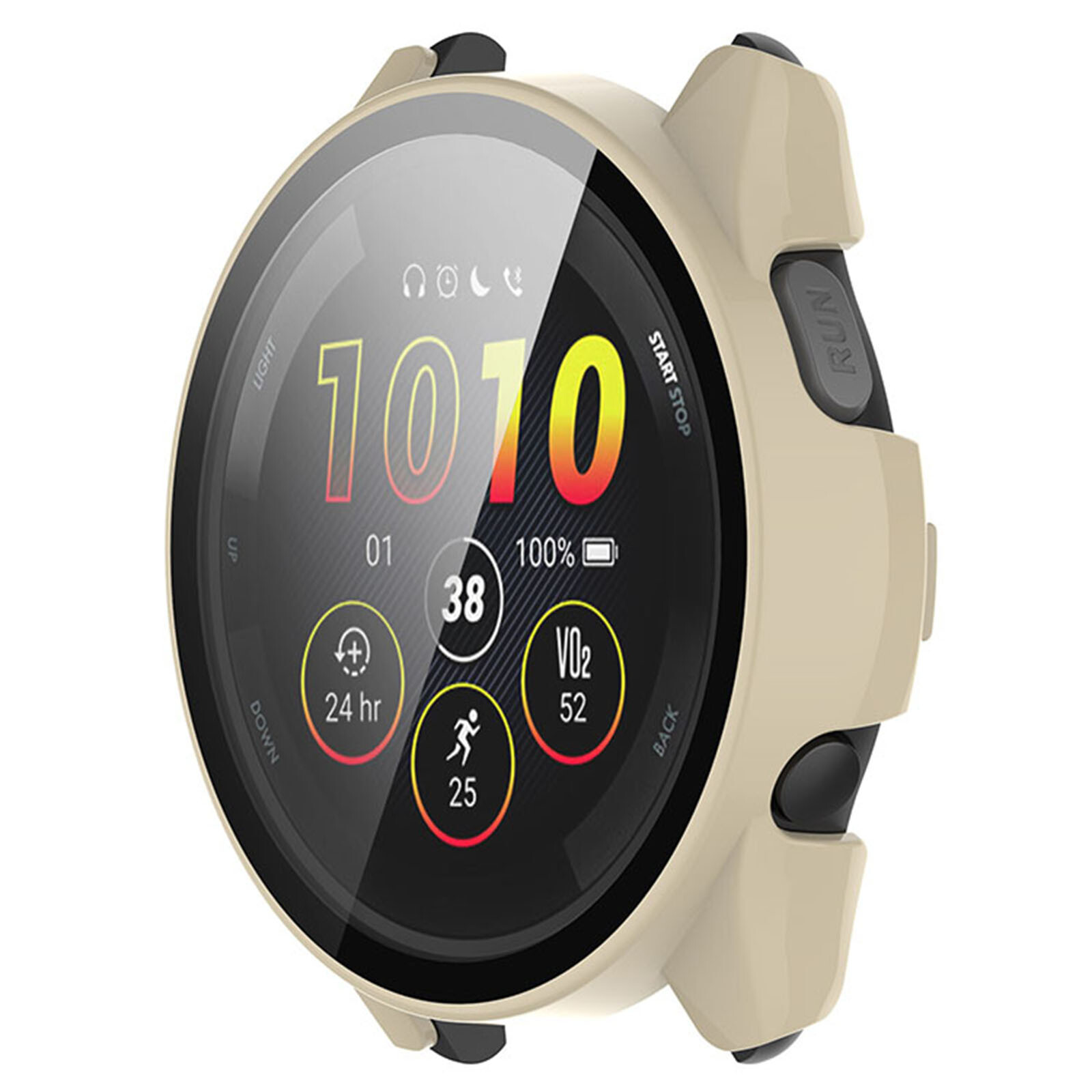Case For Garmin Forerunner 265/265S Smart Watch PC Cover Screen Protector Shell