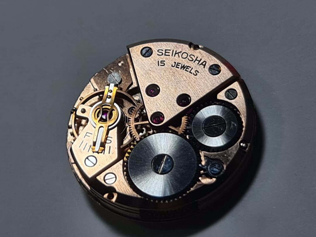 GENUINE BARREL & ARBOR & MAINSPRING SEIKO SUPER NIVAFLEX S10180 SEIKOSHA 15 JWL
