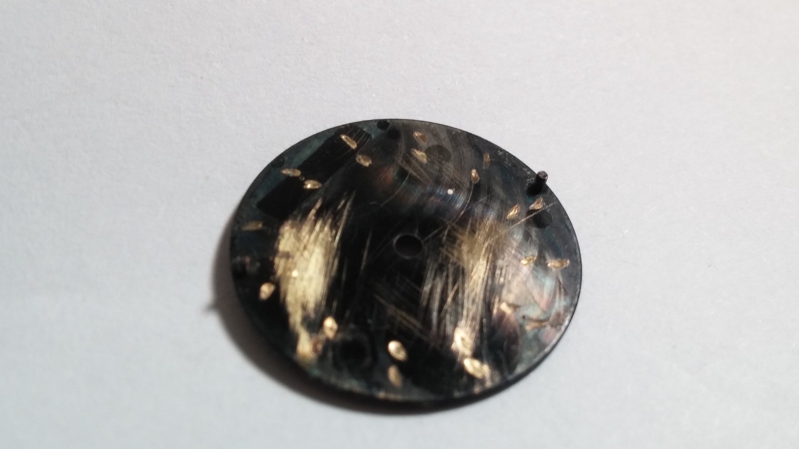 Concord dial, black 9/quartz 19.5mm diameter